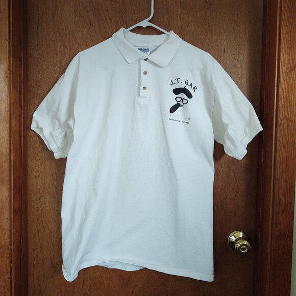 J.T. BASQUE BAR FAMILY RESTARUANT GARDNERVILLE NEVADA MEN'S POLO SHIRT LARGE - Picture 1 of 6